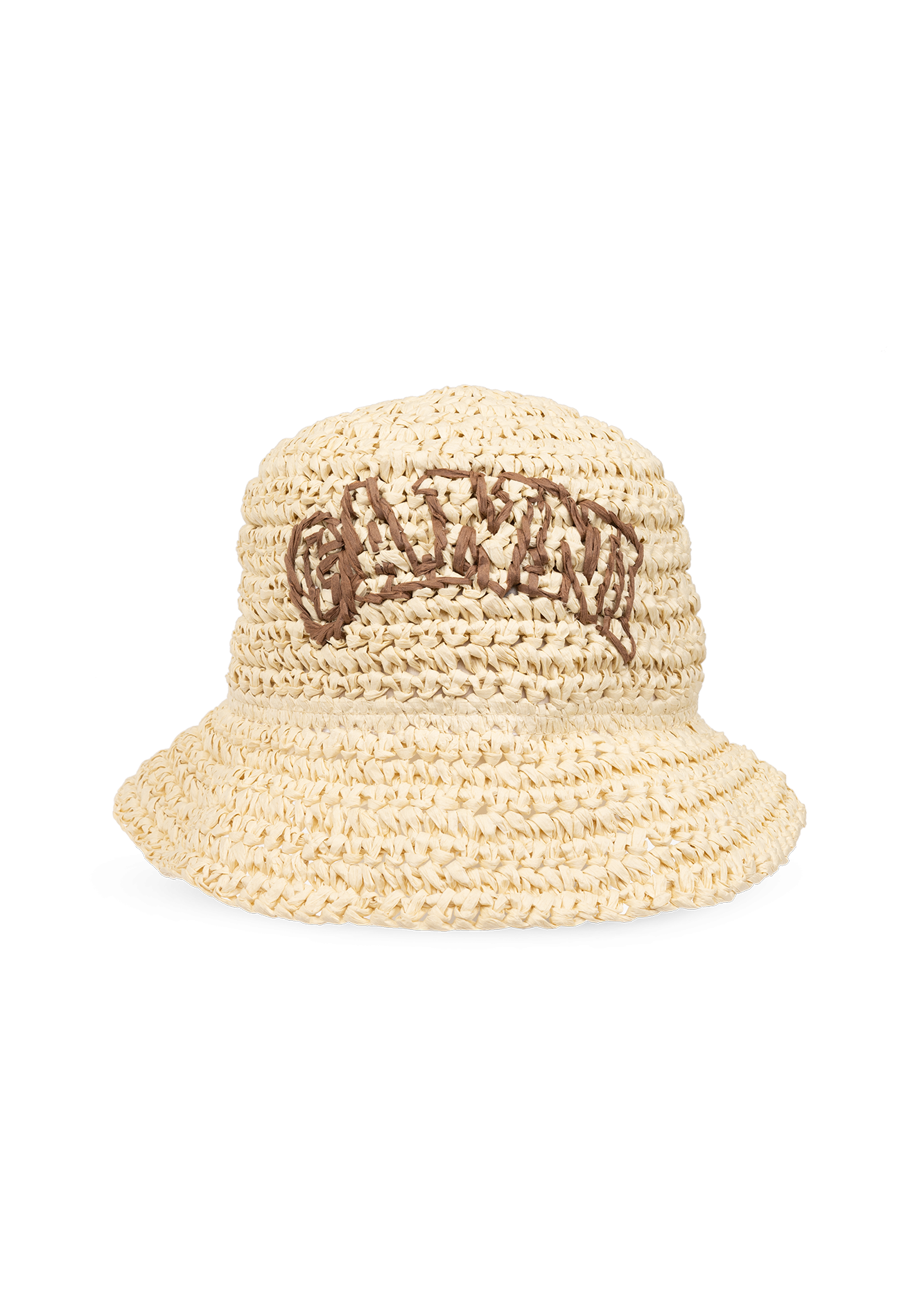 aber es hat sich gelohnt - Cream Bucket hat with logo Ganni